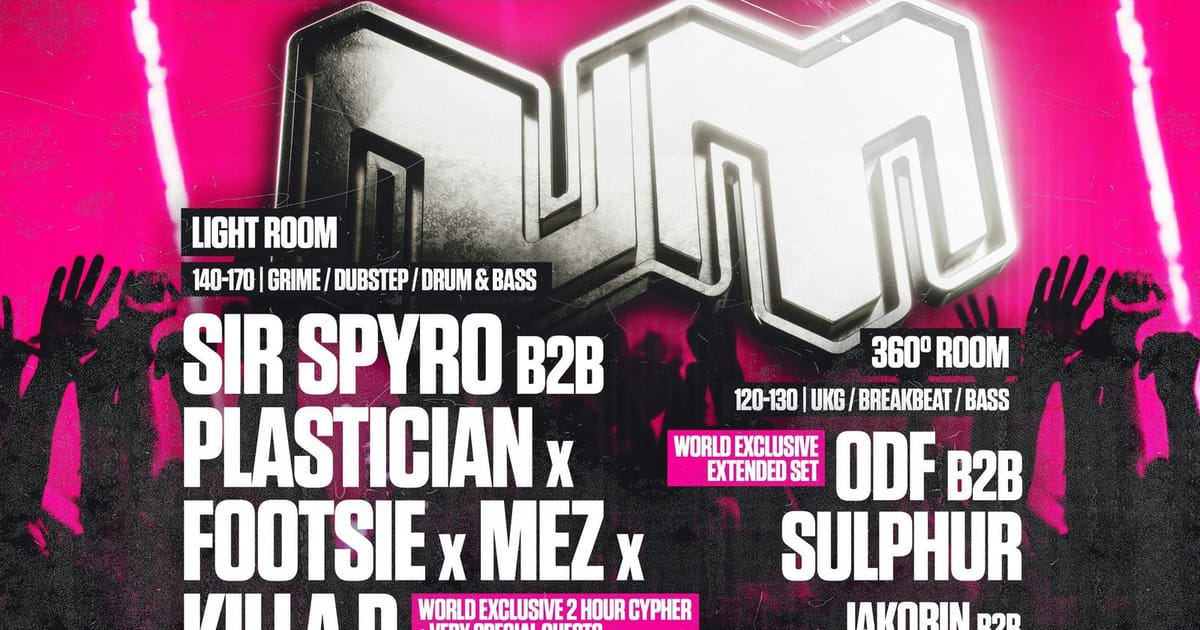 10 Years of NM: Sir Spyro B2B Plastician, Footsie, Killa P, Mez, ODF B2B Sulphur + Many More, Bristol