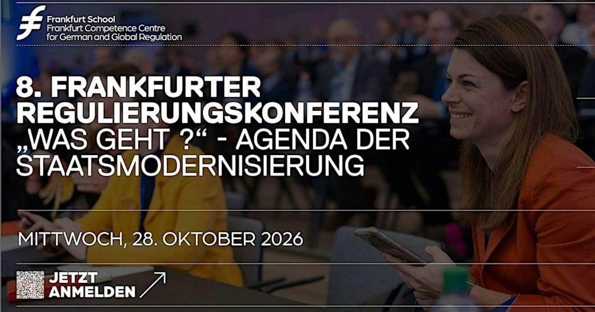 8. Frankfurter Regulierungskonferenz 2026, Frankfurt