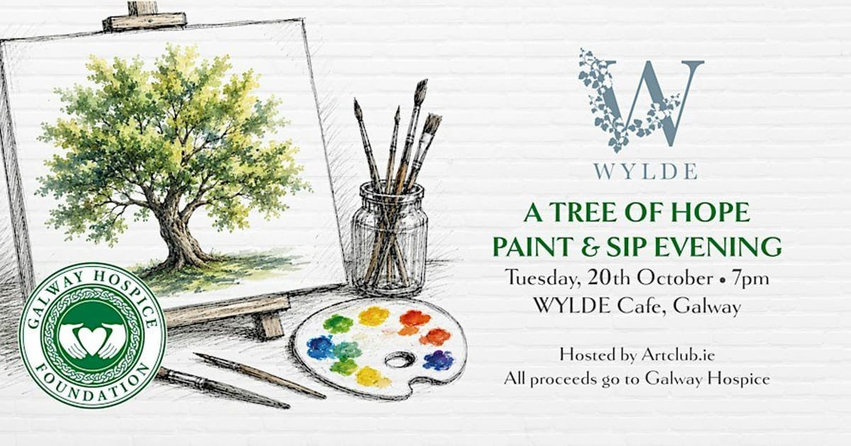 A Tree of Hope — Paint & Sip Evening in Aid of Galway Hospice, Galway