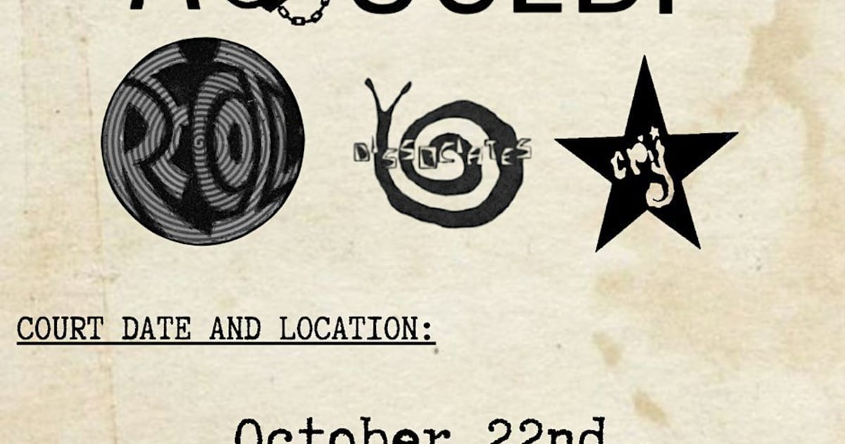 ACCUSED!, RECOIL, DISSOCIATES, & CRY AT DUBREK STUDIOS, Derby