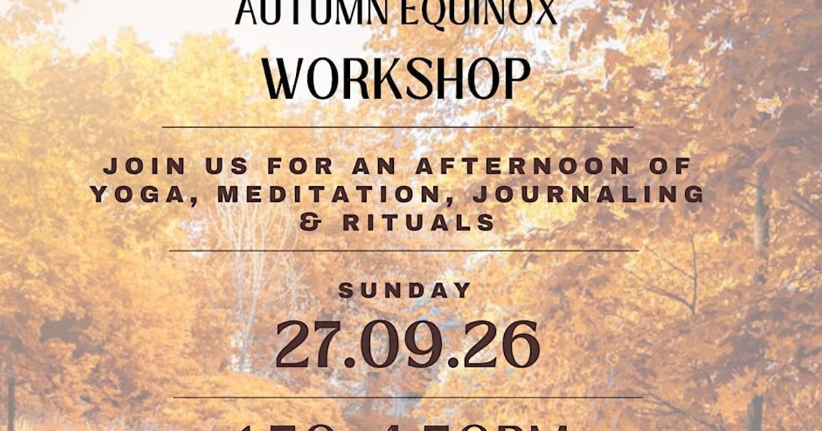 Autumn Equinox Yoga Workshop, Manchester
