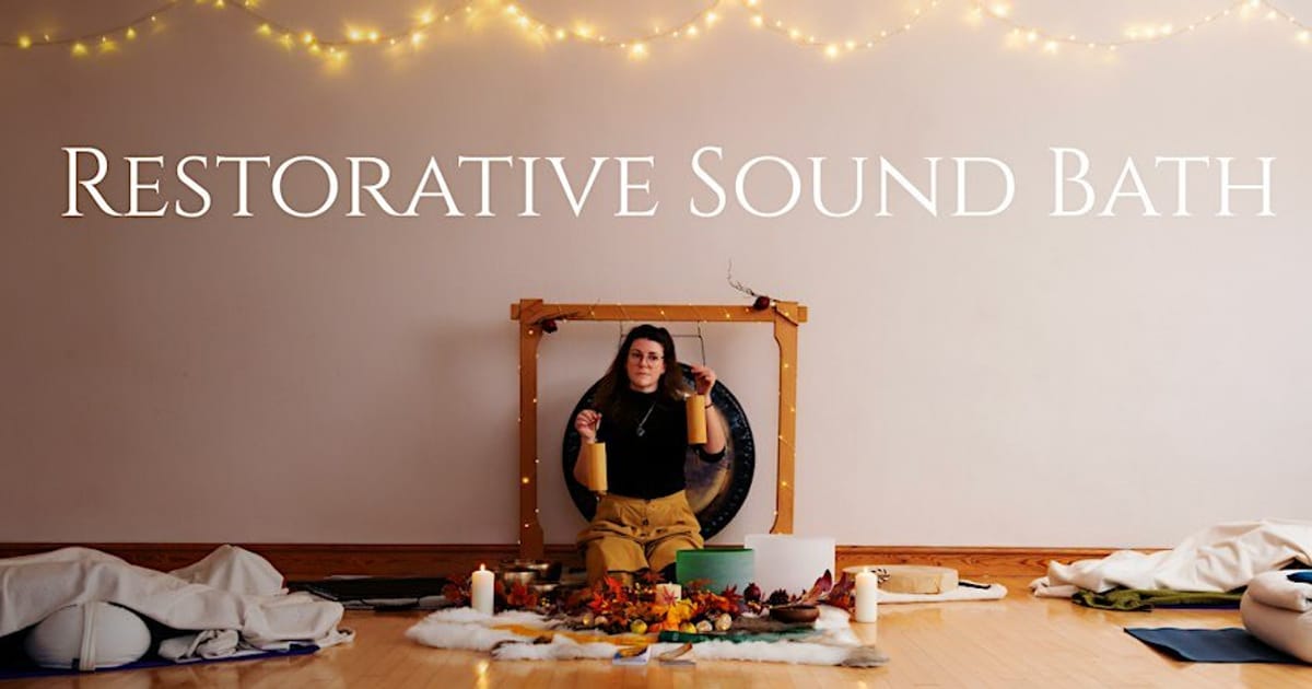 Autumn Restorative Sound Bath, Barry