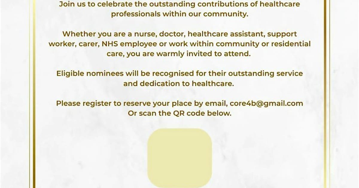 Awards Ceremony African Congolese Healthcare Professionals, Bolton