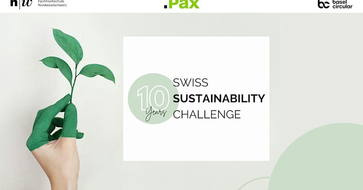 Awards Ceremony Swiss Sustainability Challenge 2026, Basel