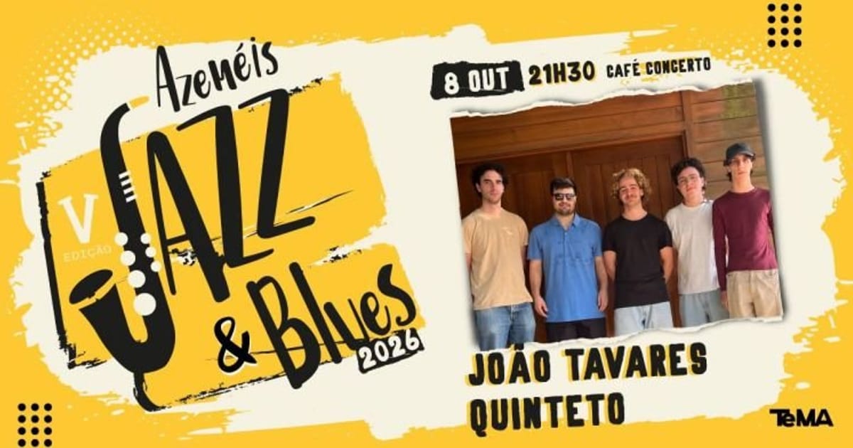 Azeméis Jazz & Blues | João Tavares Quinteto, Oliveira de Azeméis