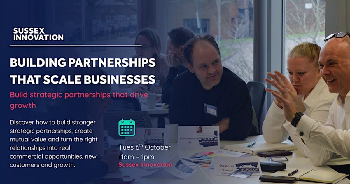 Building Partnerships That Scale Businesses, Brighton
