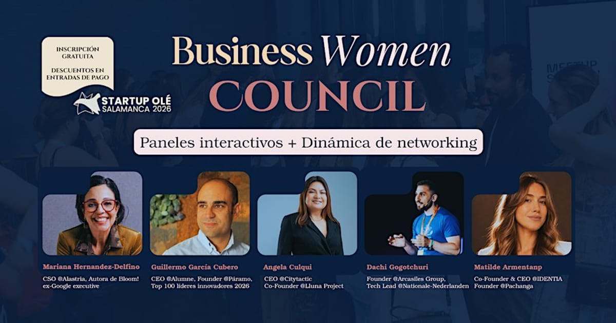 Business Women Council Summit en Startup Olé Salamanca, Salamanca