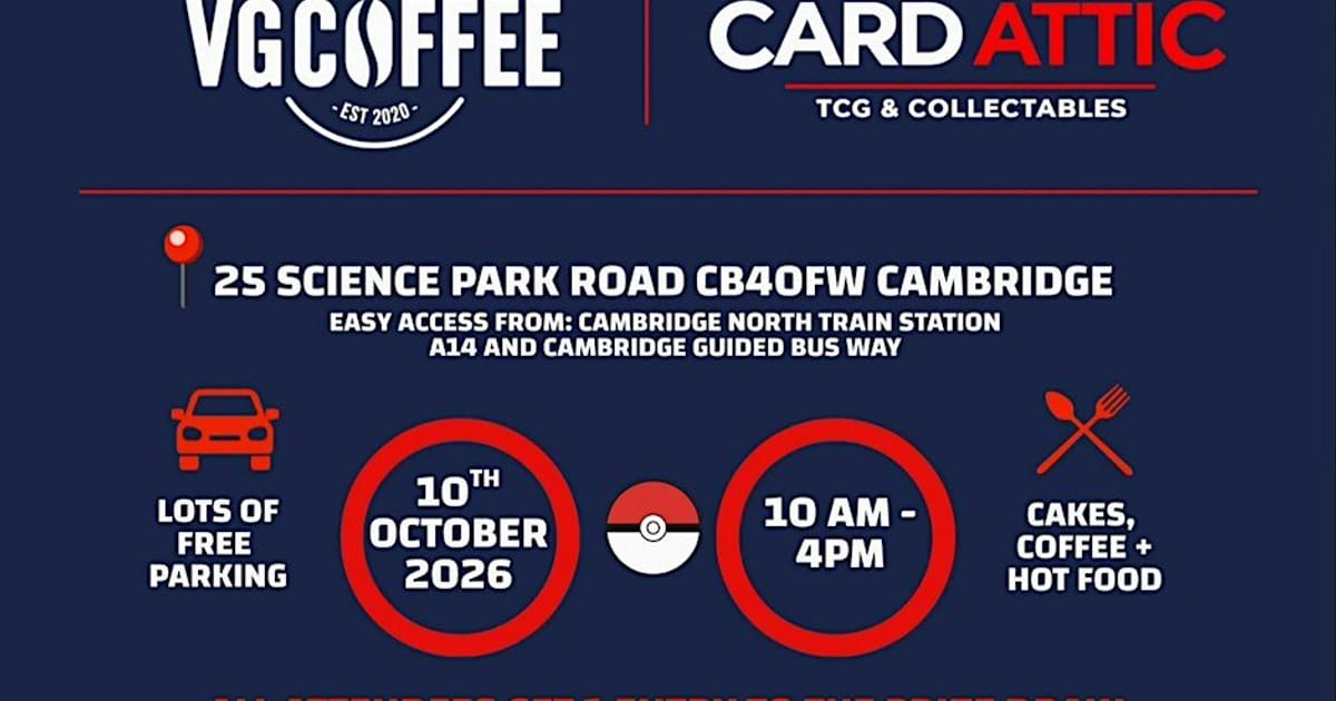 Cambridge Card Event at VGCoffee, Cambridge