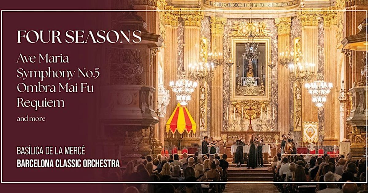 Classical Music Concert of Vivaldi, Mozart, Bach & more, Barcelona