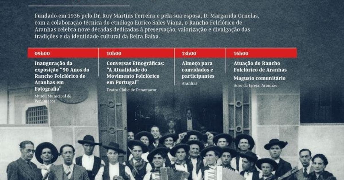 Comemorações dos 90 anos da Fundação do Rancho Folclórico de Aranhas, Penamacor