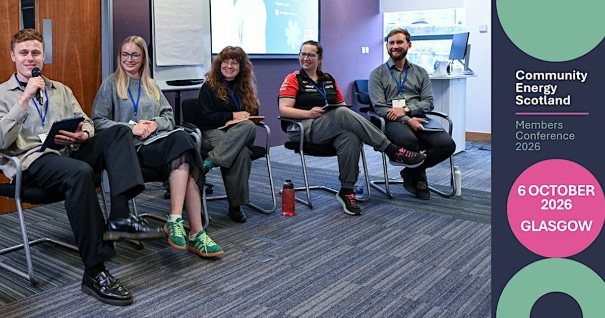 Community Energy Scotland Annual  Members Conference 2026, Glasgow