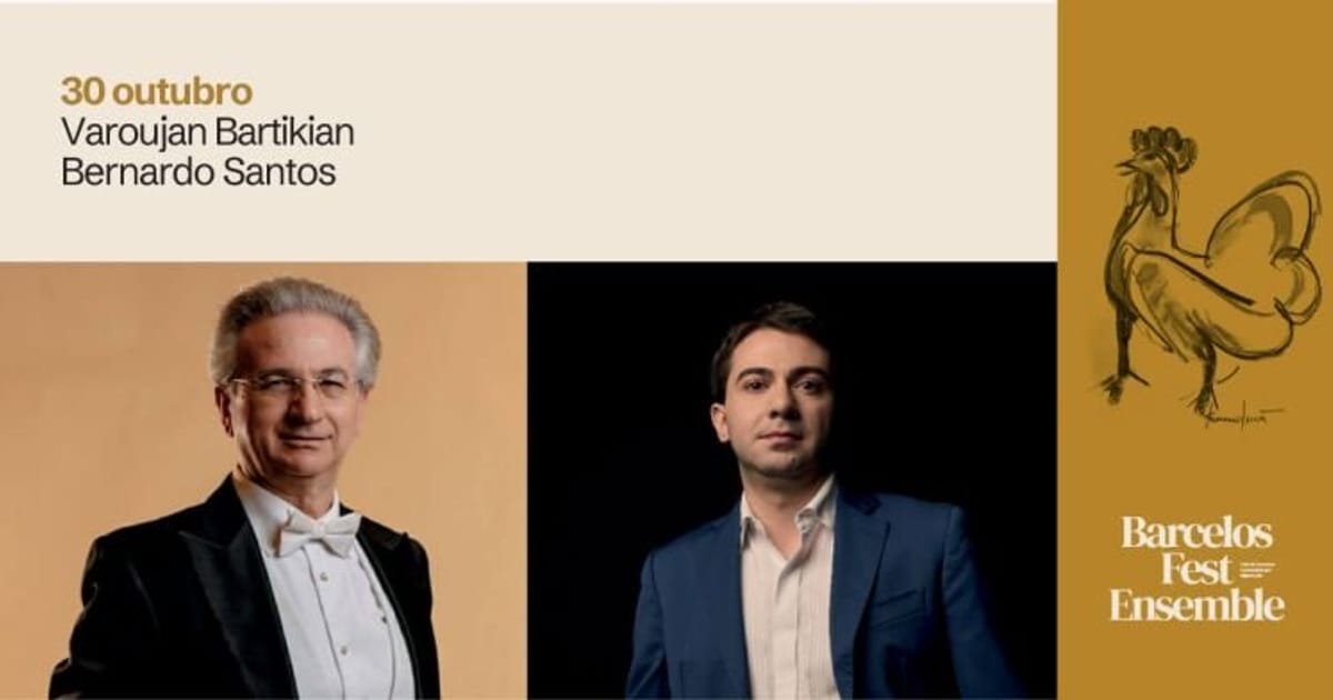 Concerto por Varoujan Bartikian e Bernardo Santos, Barcelos