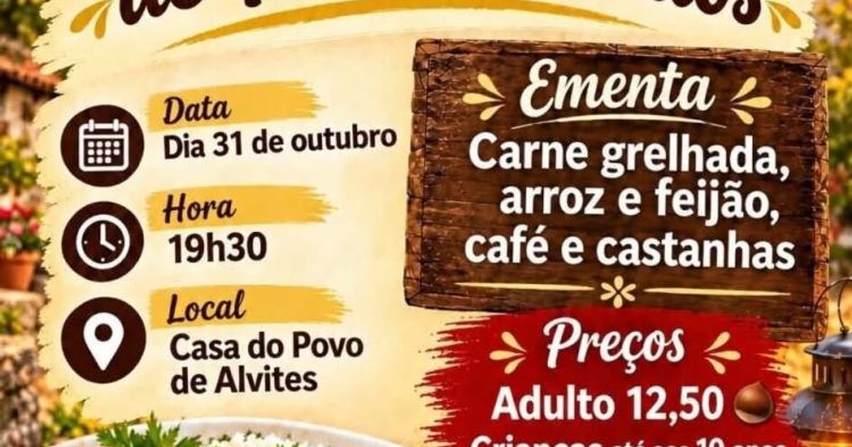 Convívio de Todos os Santos | Alvites, Mirandela