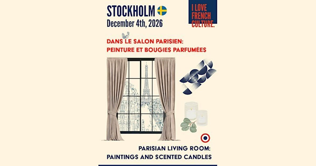 Dans le salon parisien:  peinture et bougies parfumées - Stockholm, Kungsholmen