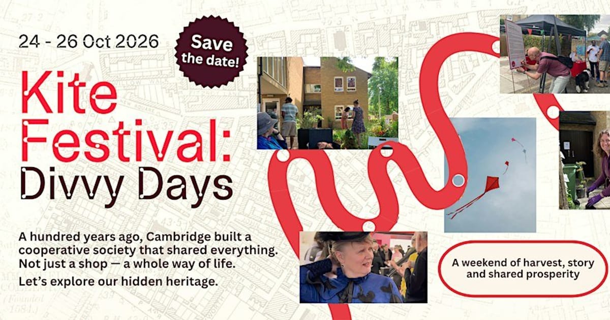 'Divvy Day': Street Theatre Celebrating The Kite's Cooperative Legacy, Cambridge