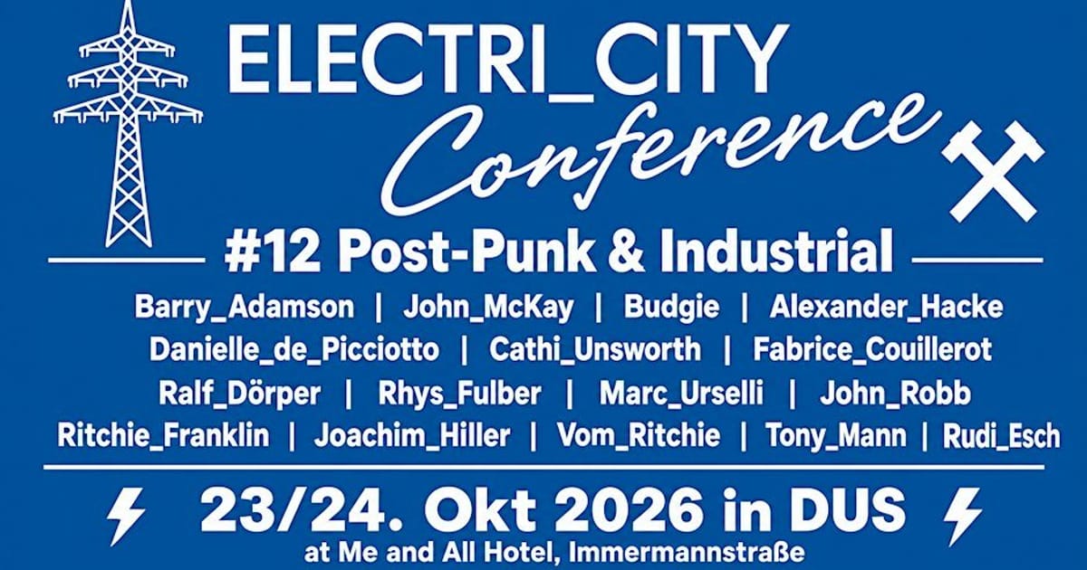 ELECTRI_CITY Conference    Samstag, 24. Okt    E_CITY TALKS, Düsseldorf