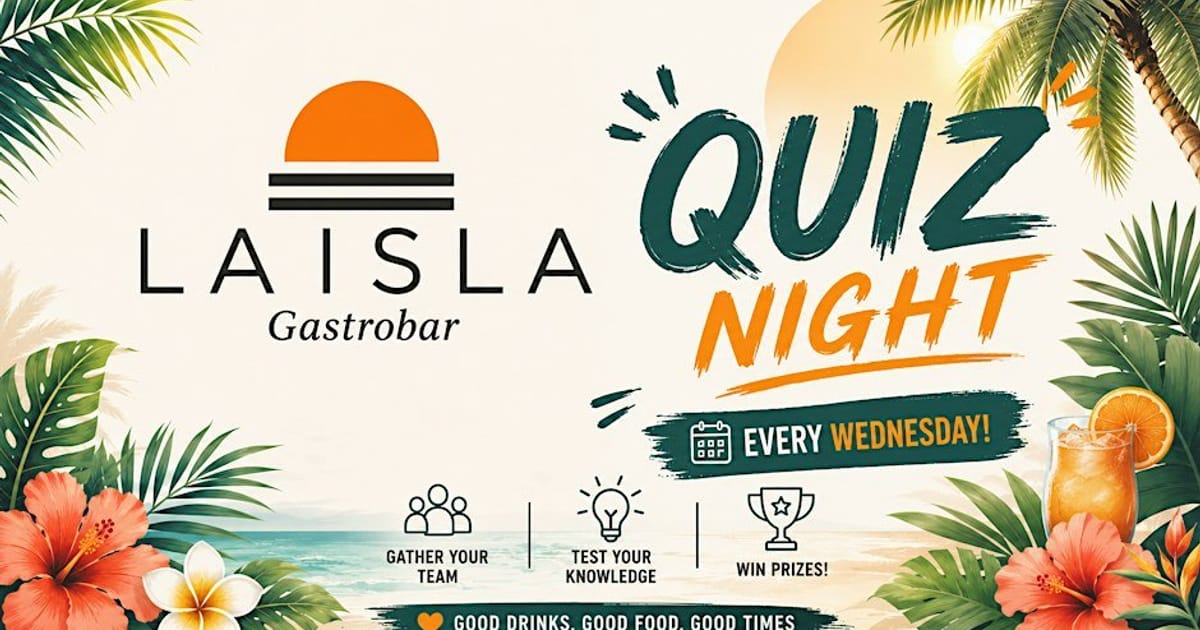 English Quiz Night at La Isla, Alicante