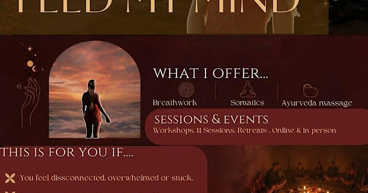 FEED MY MIND EVENT.. a immersive storytelling breathwork workshop, Stockport