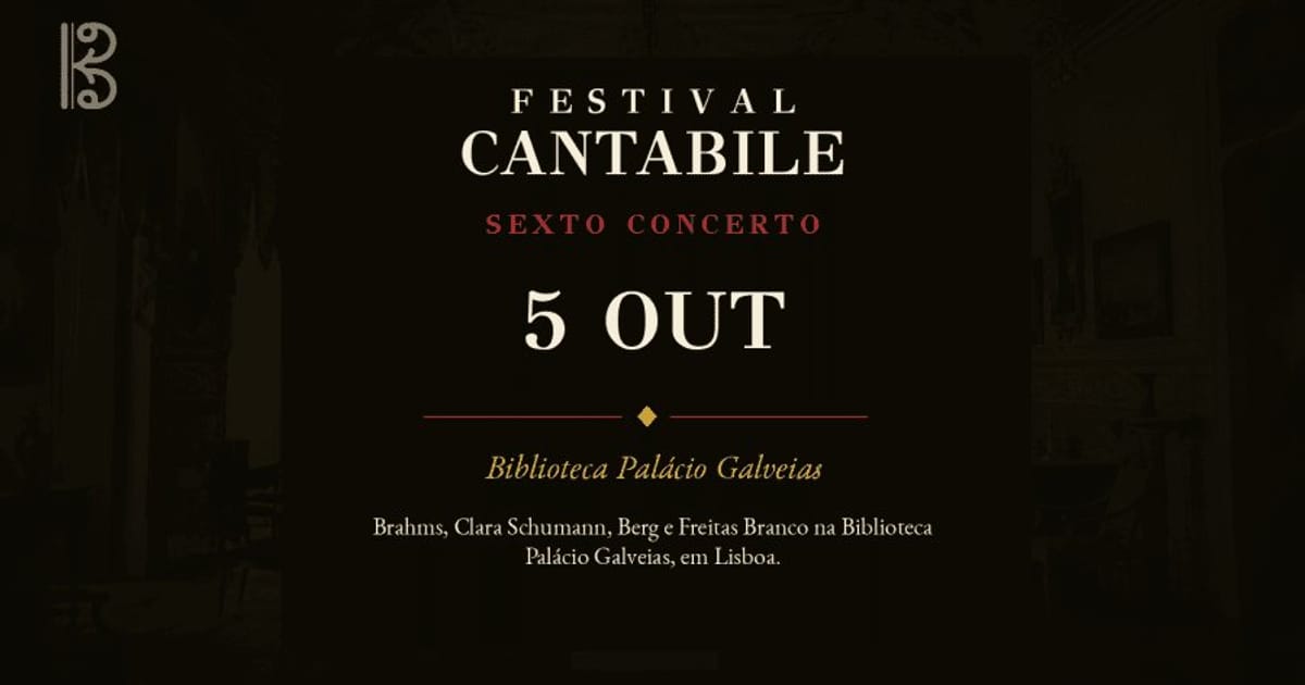 Festival Cantabile - Biblioteca Palácio Galveias, Lisboa, Lisbon