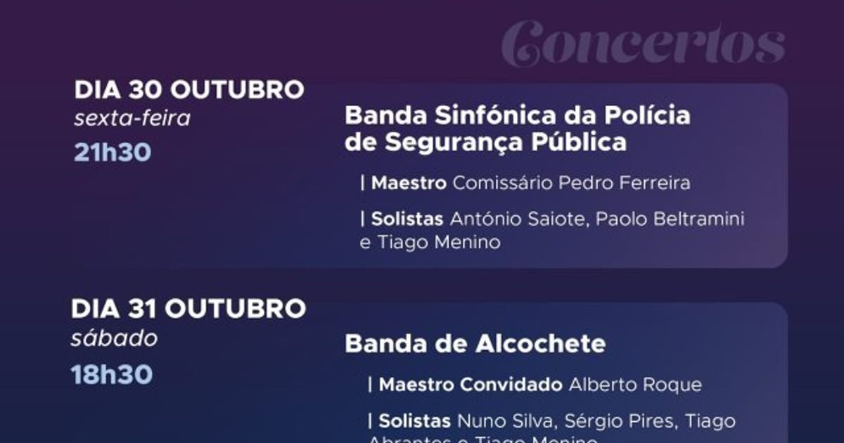 Festival Internacional de Clarinete António Menino 2026, Alcochete