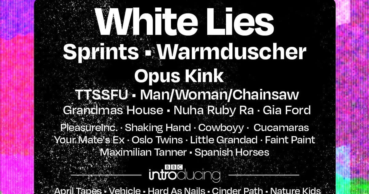 Float Along Festival 2026 (White Lies, Sprints), Sheffield