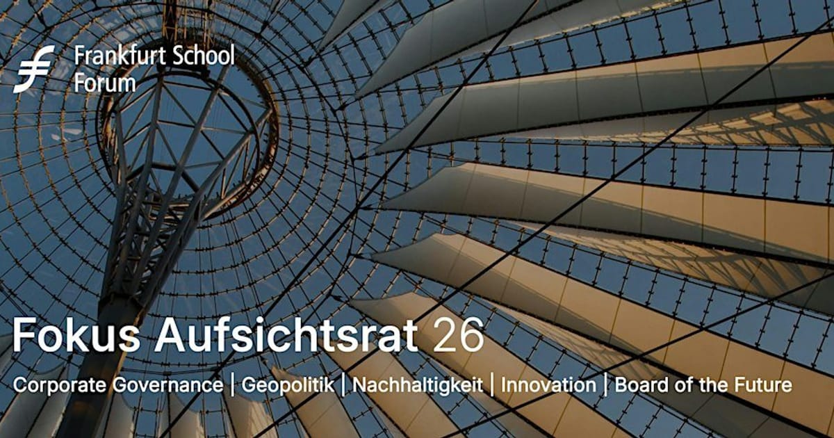Fokus Aufsichtsrat 26, Frankfurt