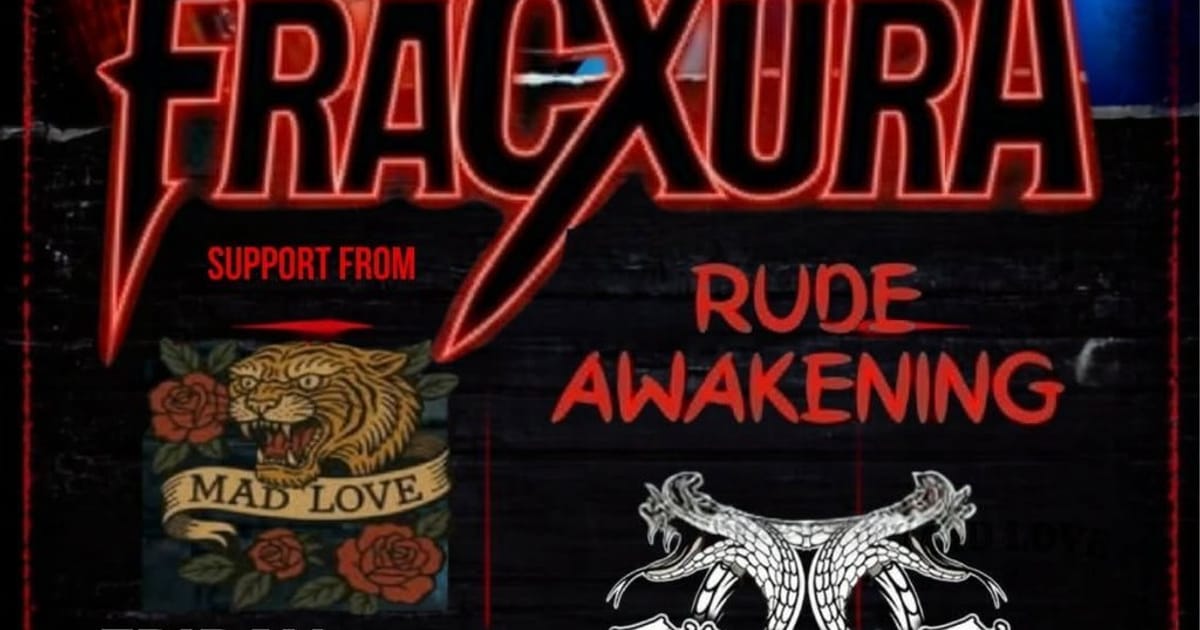 Fracxura + Sinners Sermon + Mad Love + Rude Awakening, Sheffield