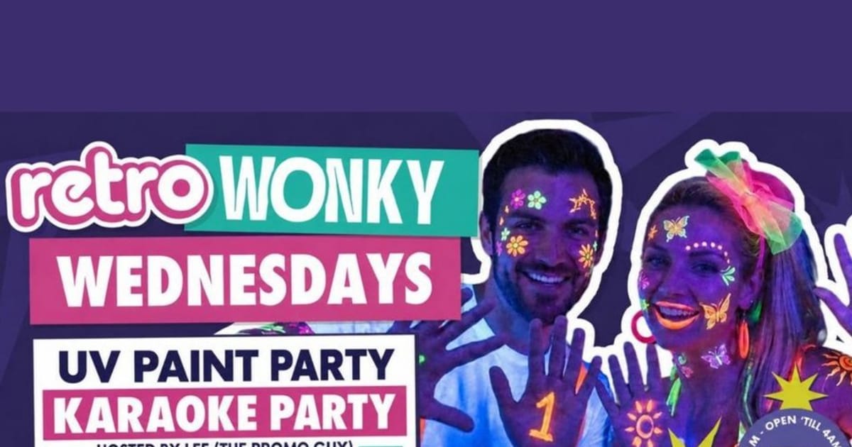 Freshers UV Paint Rave @ Retro Cardiff Wednesday 7th October, Cardiff