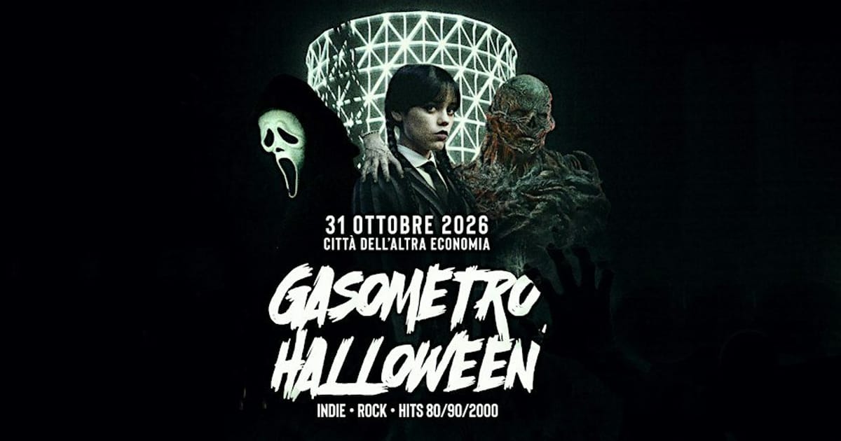 GASOMETRO HALLOWEEN 2026 @ Città dell'Altra Economia, Rome