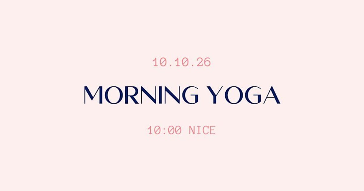Girls Abroad morning yoga, Nice