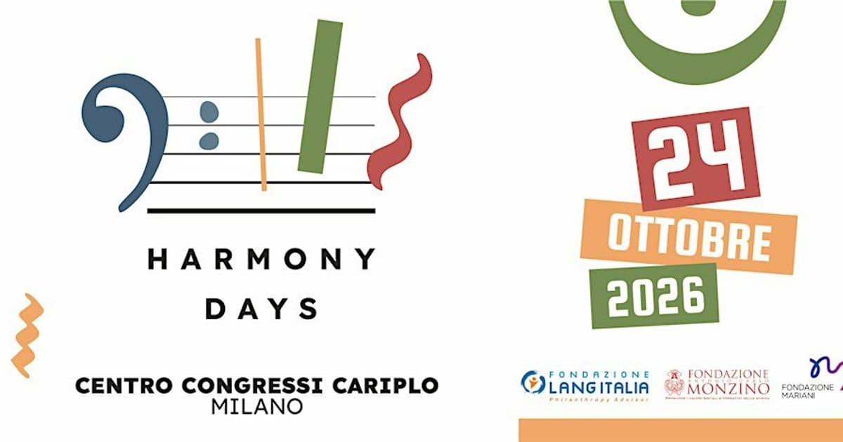Harmony Days 2026 - 2^ edizione, Milan