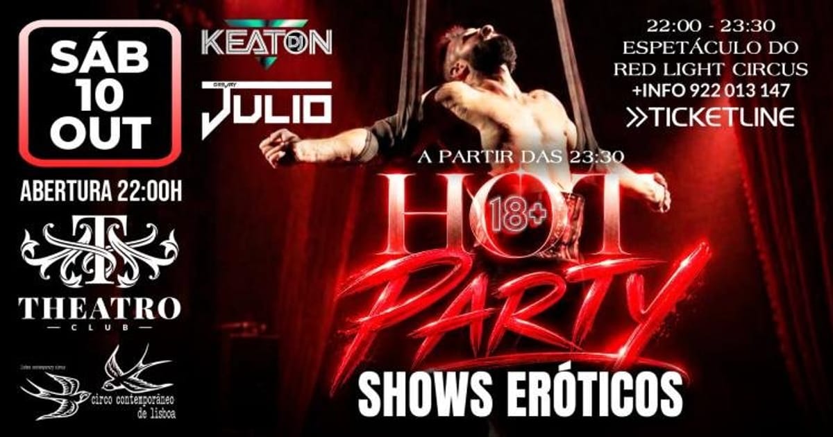HOT PARTY NO THEATRO CLUB, Cacém