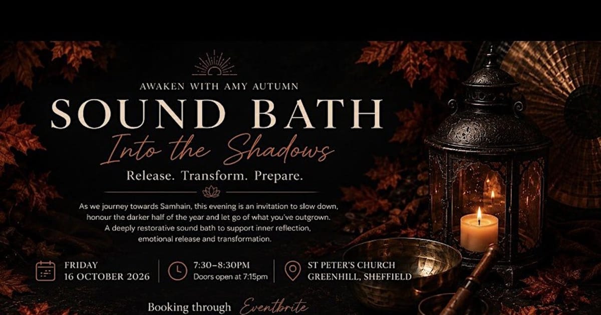 Into the Shadows Sound Bath, Greenhill