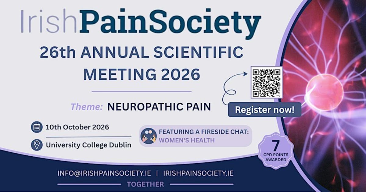 Irish Pain Society ASM 2026, Dublin