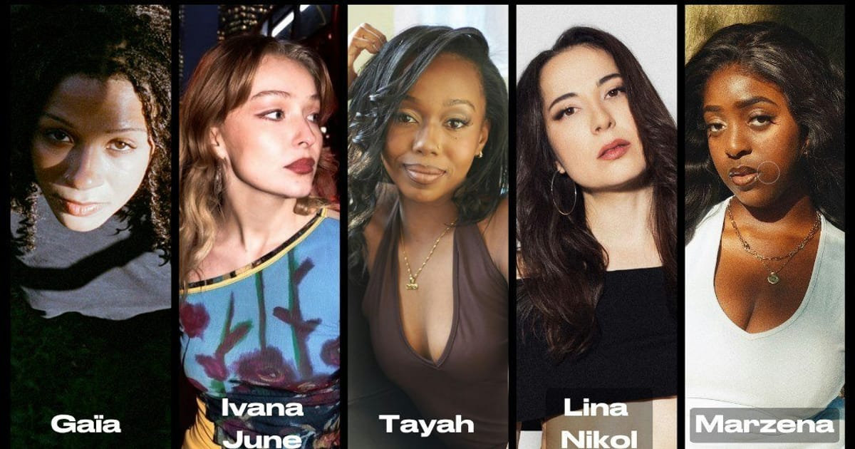Ivana june, Gaïa, Lina Nikol, Tayah & Marzena, Stoke Newington