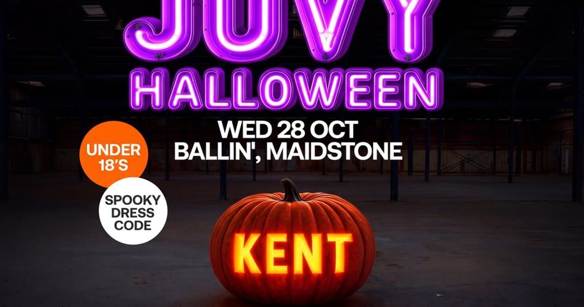 JUVY Under 18s - Halloween Tour - Weds 28th October - KENT, Maidstone