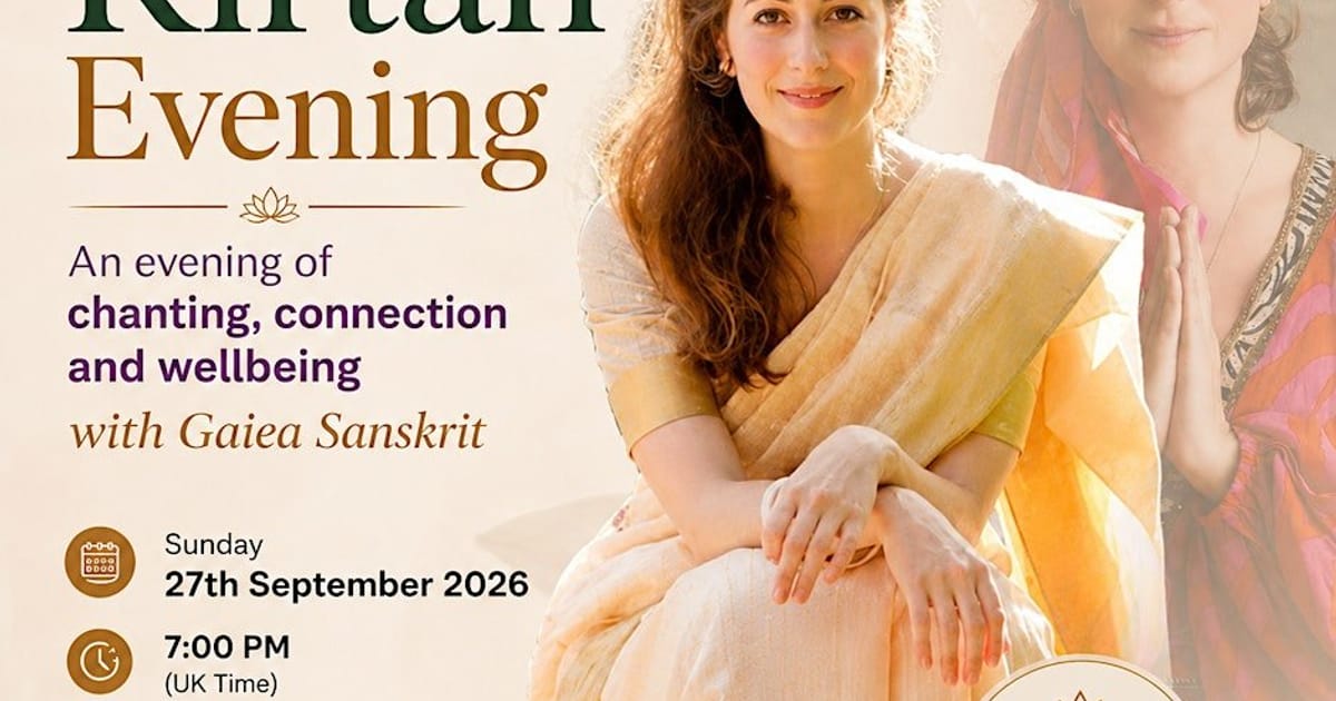 Kirtan Evening - Session 02 (In-Person), South Croydon
