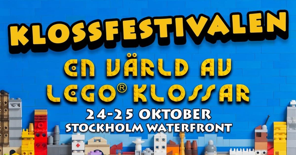 Klossfestivalen Stockholm 24-25 oktober Waterfront, Stockholm
