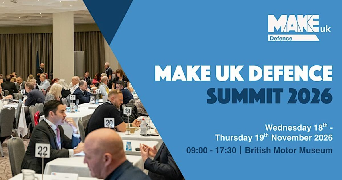 Make UK Defence Summit 2026, Warwick