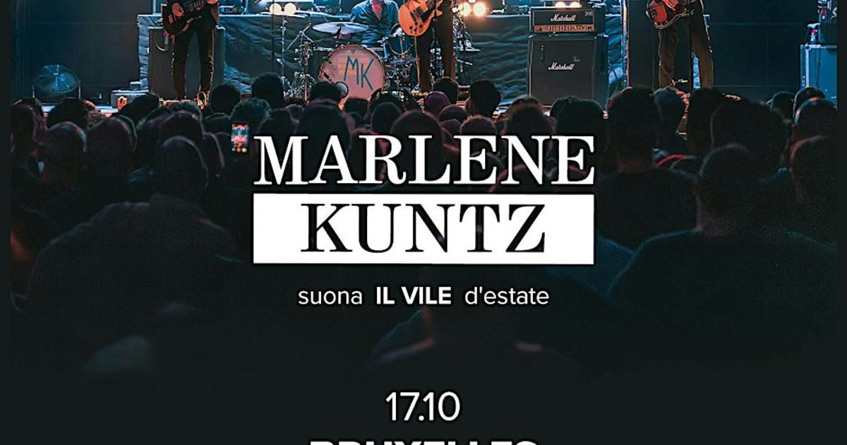 MARLENE KUNTZ suona "Il Vile" // Bruxelles, Ixelles