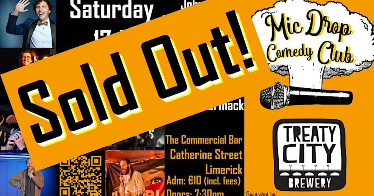 Mic Drop Comedy - Saturday 17th October, Limerick