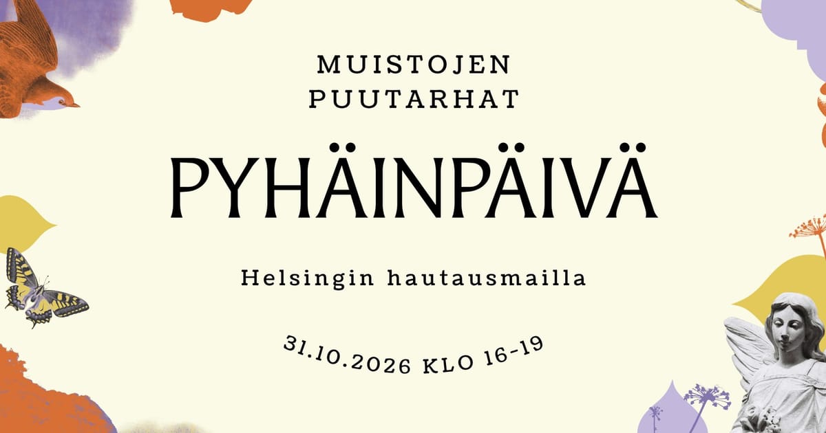 Muistojen puutarhat - pyhäinpäivä, Helsinki