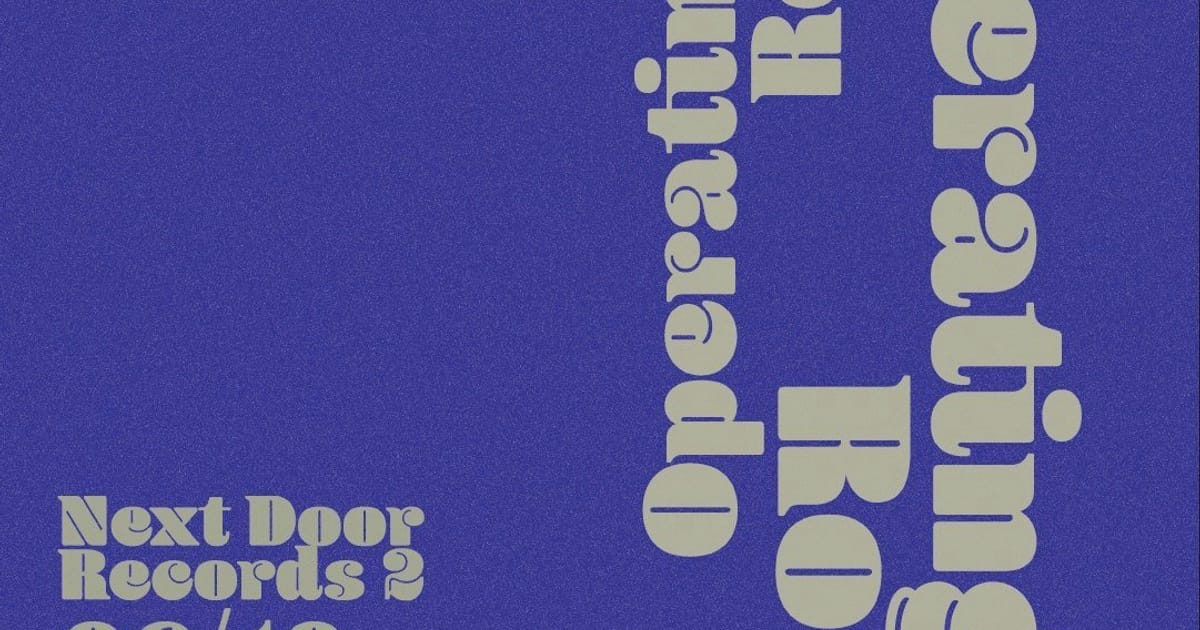 OPERATING ROOM with Special Guests, London