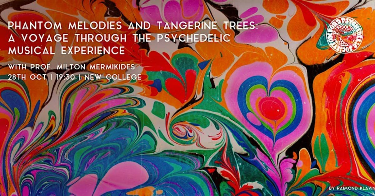 Prof. Milton Mermikides: Phantom melodies and Tangerine Trees, Oxford