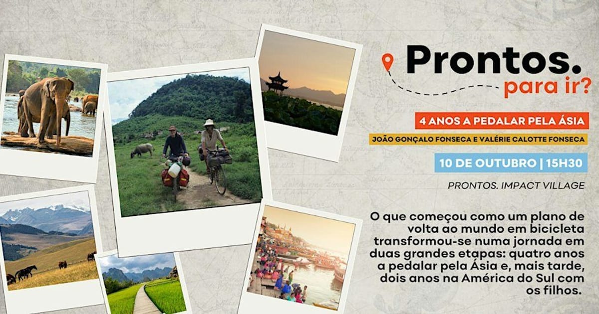 Prontos para ir? Quatro anos a pedalar pela Ásia, Caldas da Rainha