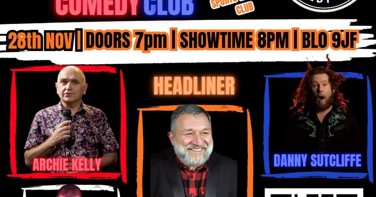Ramsbottom Comedy Club - Nov 2026, Bury