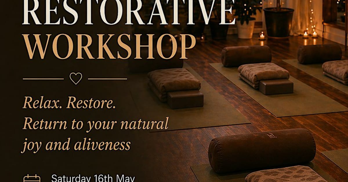 Restorative Yoga with Sound Bath & Aroma Massage, Sale
