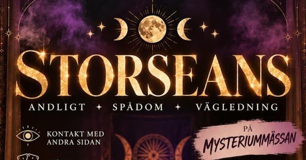 Seans LÖRDAG Mysteriummässan, Borås