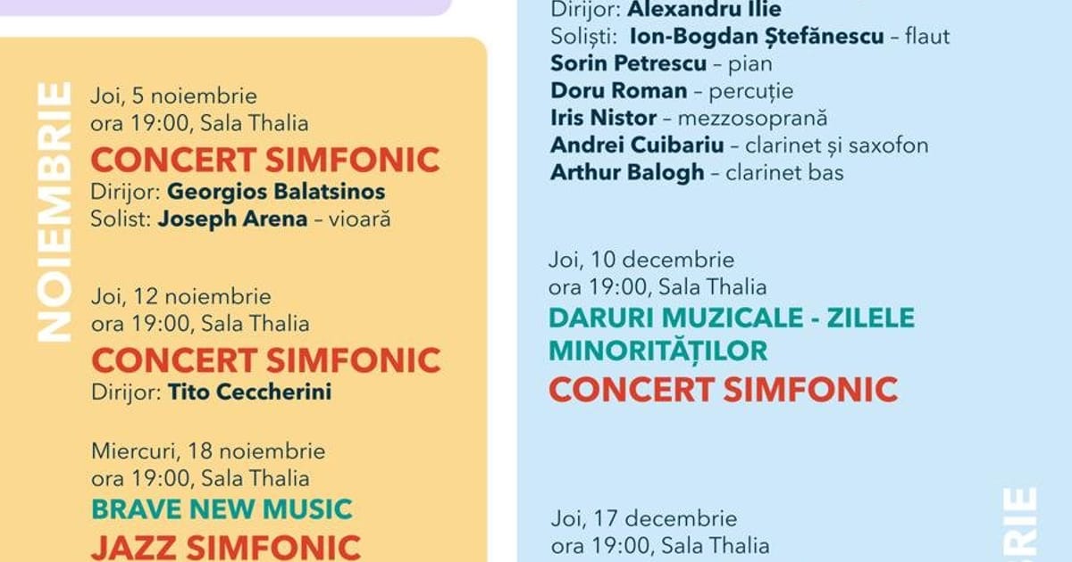 Sibiu: Concert educativ - Simfonia Bebemol, Sibiu