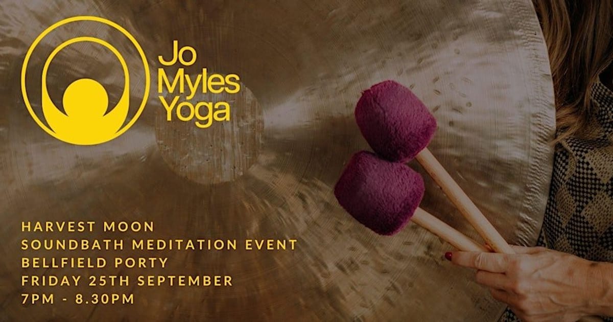 Soundbath Meditation Event for the Harvest Moon!, Portobello